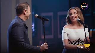 انغام ومدحت صالح بعيد عنك من برنامج انغام