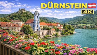Dürnstein Austria 🇦🇹 Scenic Walking Tour in 4K UHD