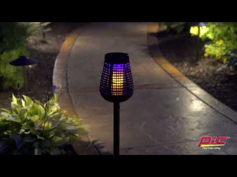 Experience Bug-Free Nights with the PIC Solar Insect Killer Torch!