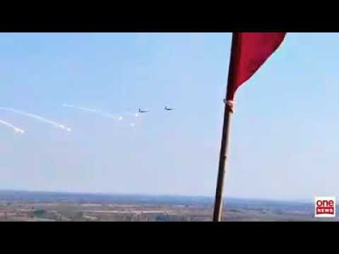 JF 17M Myanmar air force during live fire exercise .