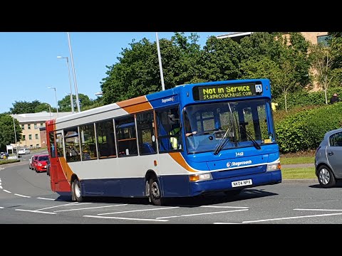 PEAK EXPRESS: Route X1 | NK04NPX/34611 - Stagecoach North East: Dennis Dart SLF/Transbus Pointer 2