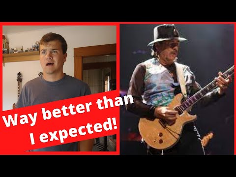 Guitar player Listens to Carlos Santana for the First time
