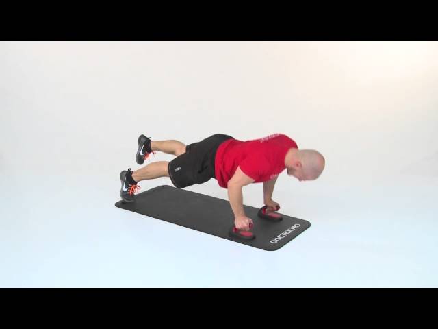 Video Teaser für Push Up Bars -Single Leg Tricep Push Up