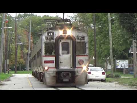 South Shore Line Street Running In Michigan City