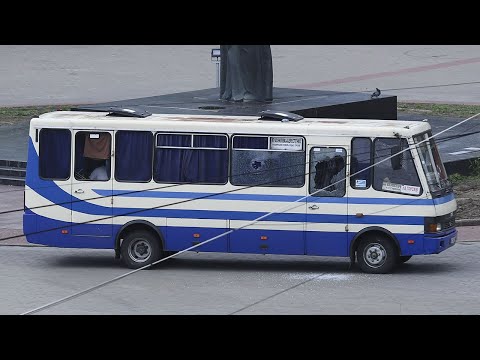Ukraine: Gunman takes bus passengers hostage in Lutsk