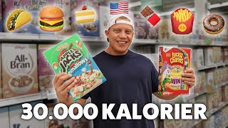 30.000 KALORIE CHALLENGE! En vanvittig dag i USA! 🍔🍟🍕🍫🍩