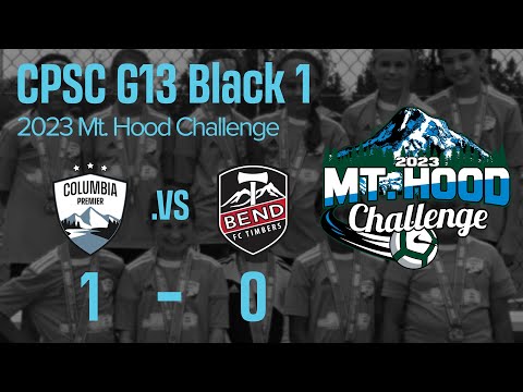 CPSC G13Black1 2023 MtHoodChallenge - Game 3 vs. Bend FC 13G Premier (1-0)