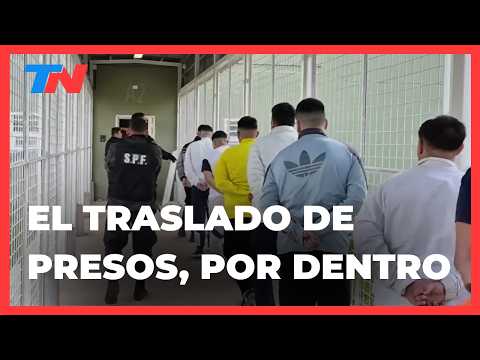 Así es por dentro el traslado de los presos de la cárcel de Devoto al nuevo complejo en Marcos Paz