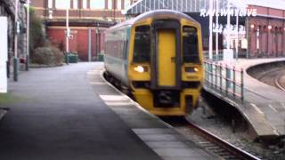 preview picture of video 'Remaining Class 158 DMUs Arriva Trains Wales in Holyhead (HD)'