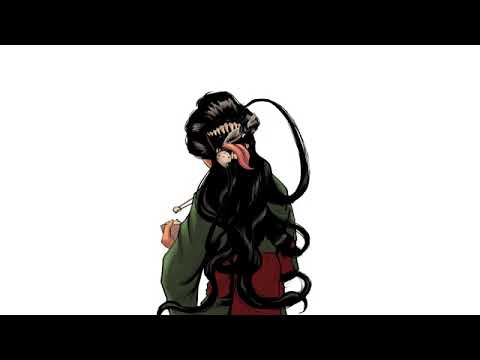 The Woman with Hungry Hair - Futakuchi-onna - Creatures of Japan