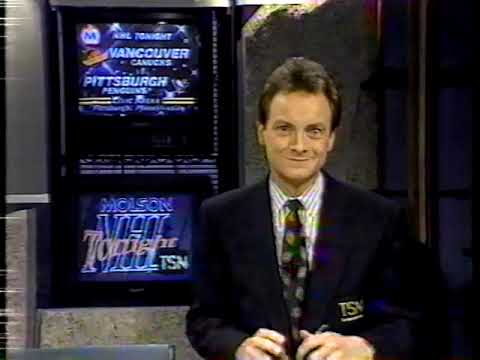 December 7 1990 Pittsburgh Penguins Vancouver Canucks NHL Hockey Part 1