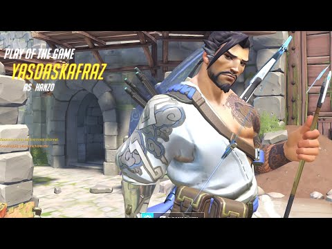 SUREFOUR INSANE HANZO! POTG! 52 ELIMS! VS JAKE! [ OVERWATCH SEASON 26 TOP 500 ]