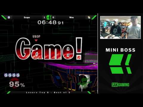Mini Boss Losers Top 8 - Scape (Jigglypuff) vs Wes (Fox)