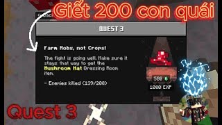 Tôi hoàn thành nhiệm vụ 3 của  A Minecraft Movie Live Event