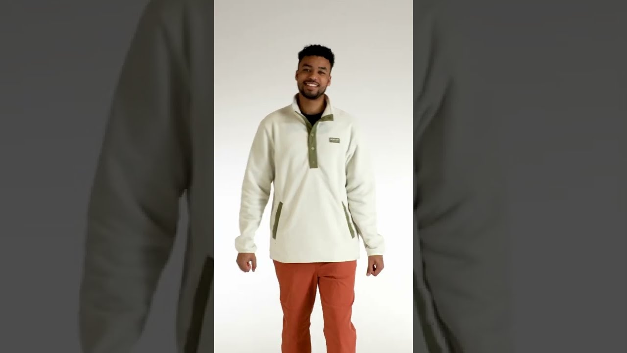メンズ Burton ハース フリースプルオーバー | Burton.com Spring 2022 JP