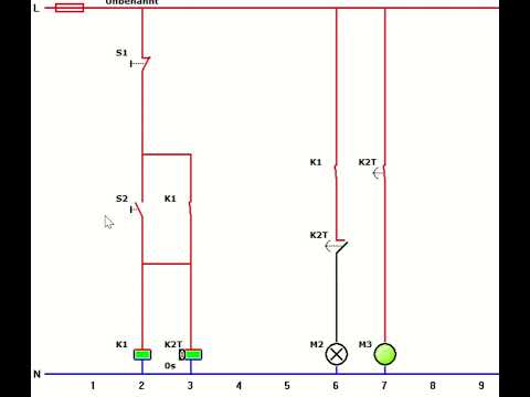 Relai Steuerung mit Anzugverzögerung