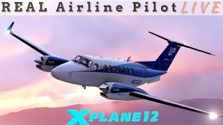Is this the BEST Prop in X-Plane 12 | AirFoillabs King Air 350 | Real Airline Pilot | VFR in XP12