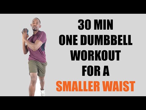30 Minute Dumbbell Strength Training for Fat Loss Full Body Workout  250 Calories 
