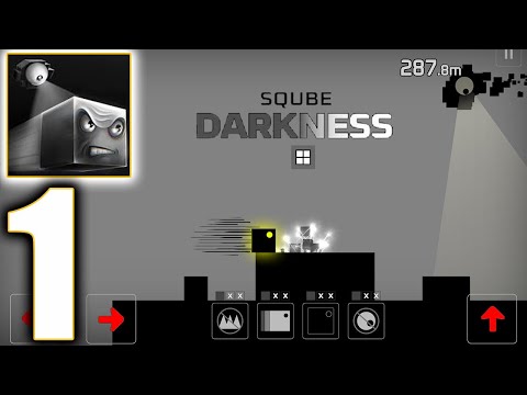 Sqube Darkness -Gameplay Walkthrough Part 1 -Run In The Darkness(ios,Android)