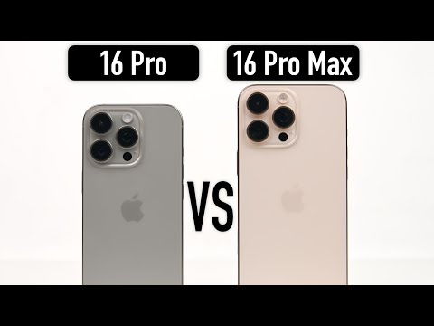iPhone 16 Pro vs iPhone 16 Pro Max - Comparison | Make the right choice!