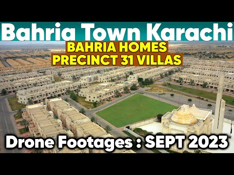 Bahria Homes | Precinct 31 Villas | Bahria Town Karachi | Latest Shoot Sept 2023