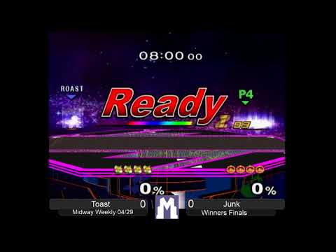Midway Weekly 04/29 - Toast (Fox) vs Junk (Ice Climbers) - Winners Finals