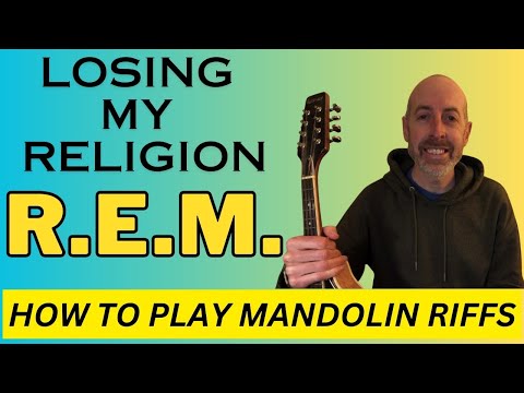 Losing My Religion (R.E.M.) - Mandolin Lesson with TAB, NOTES and CHORDS