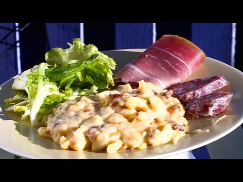 Truffade auvergnate au saint-nectaire