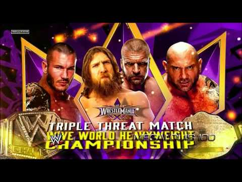 WWE Wrestlemania 30 (XXX) Official and Complete (FULL) Match Card - HD