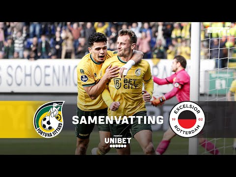 🎯 Kaj Sierhuis de GROTE MAN met HATTRICK! 🔥 | Samenvatting Fortuna Sittard - Excelsior Rotterdam