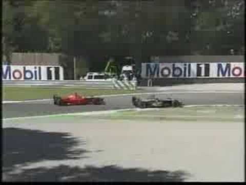 Schumacher vrs Hakkinen 1998 Italy - 3rd to 1st in 400 yards