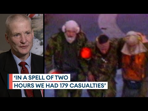 Working on board a hospital ship during the Falklands war