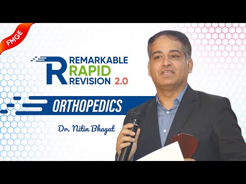 Remarkable Rapid Revision 2.0 — Orthopedics 🚀 Dr Nitin Bhagat (𝗘𝗱𝗶𝘁𝗲𝗱 𝗩𝗲𝗿𝘀𝗶𝗼𝗻) FMGE Jan 2026 🦴