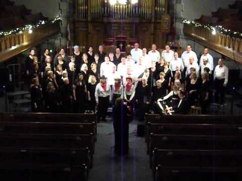 Christmas Carol Jamboree by Kincardine Community Singers, dress rehearsal Nov  28, 2012
