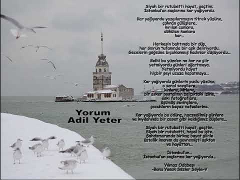 Adil Yeter - İstanbul’un saçlarına kar yağıyordu…