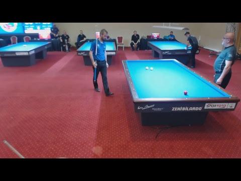 BİROL UYMAZ & MUAMMER RAHMET Bilardo Maçı - 2018 - TÜRKİYE 1.LİGİ-1. Tur