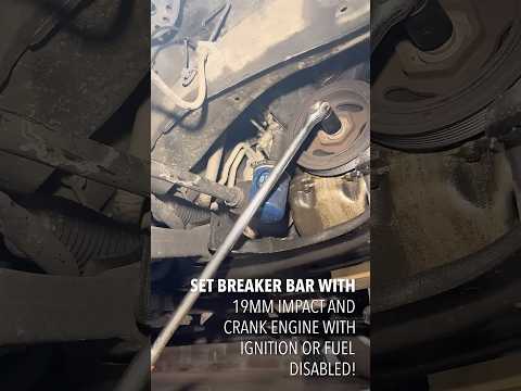 Acura or Honda Crank bolt removal mechanic trick