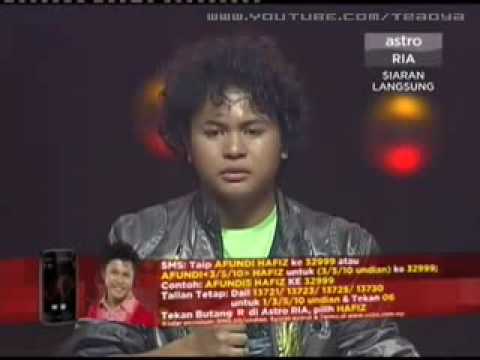 AF7 10th Final konsert   HAFIZ   Masih Jelas