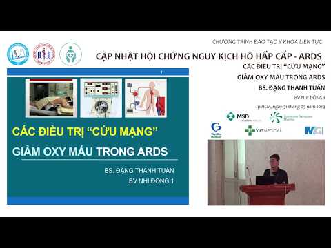 Cập nhật hội nguy kịch hô hấp cấp (ARDS) #3 - Các phương pháp