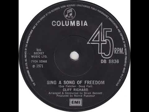 UK New Entry 1971 (199) Cliff Richard - Sing A Song Of Freedom