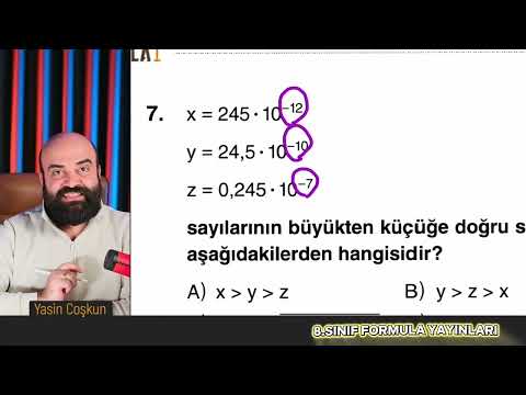 8.Sınıf Formula Yayınları Matematik Denemesi - İzmir İçerik - Yasin Coşkun Eğitim Kurumları
