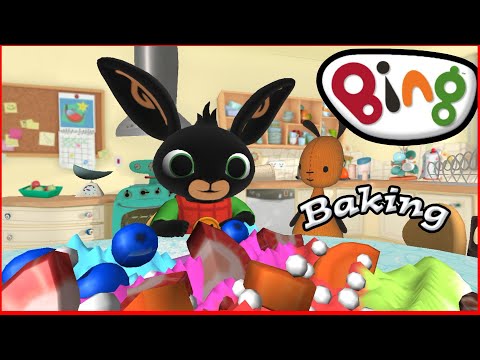 Bing Baking Play and Decorate Colorful Cakes | Bing Bunny Gameplay