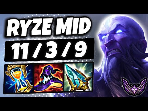 Ryze vs Pantheon MID [ 58% Win Rate ] Patch 14.17 Korea Master ✅