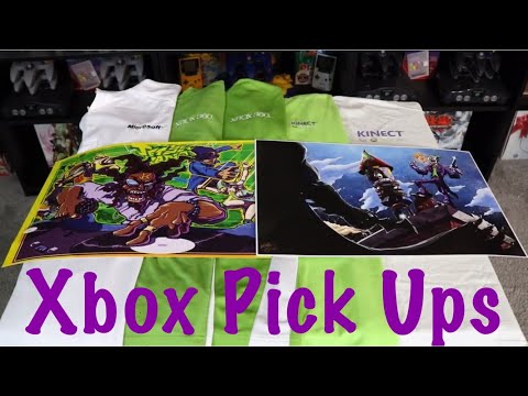Xbox 360 Pick Ups! (Microsoft and Xbox 360 Apparel) And some bonus Batman and Jet Set Radio Prints!