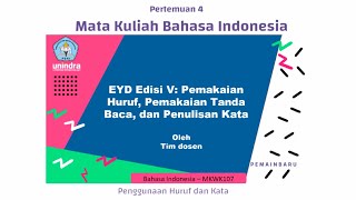 Download lagu Pertemuan 4 Bahasa Indonesia- Ejaan yang Disempurnakan Edisi V - Partisi 1 mp3 Download lagu Pertemuan 4 Bahasa Indonesia- Ejaan yang Disempurnakan Edisi V - Partisi 1 mp3