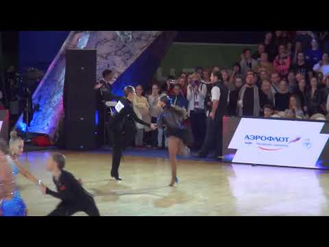 Petr Alexashin - Natalia Karakotova Rus, ROC, Jive, WDSF Open Junior II Latin 1/2 Final