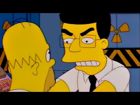 Homer Simpson and his enemy