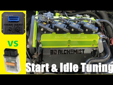 AEM vs Stock ECU, Start and Idle tuning