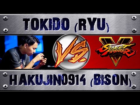 Street Fighter 5 TOKIDO (RYU) VS HAKUJIN0914 (BISON) (X2) PRO RANKED MATCH - VER 1.02 HD