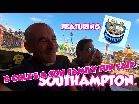 The Day I Met Slothy Vlogs!! | B Cole's & Son Family Fun Fair Vlog | Southampton July 2020